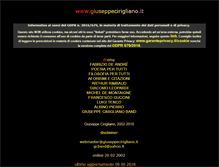 Tablet Screenshot of giuseppecirigliano.it